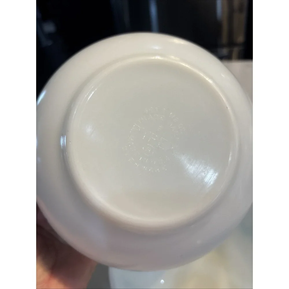 Pyrex Amish Butterprint Nesting Mixing Bowl Set 3 Piece Turquoise 4,2.5, 1.5 qt